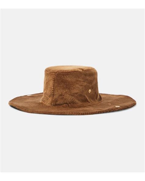 miu miu corduroy cowboy hat|Corduroy Western Hat By Miu Miu .